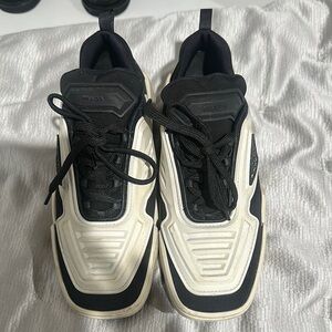 Prada Black and White Chunky Sneakers